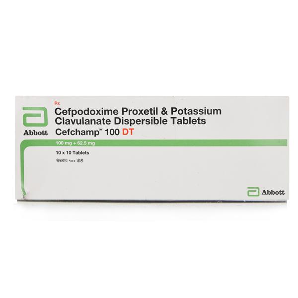 Cefchamp DT 100mg Tablet 10'S