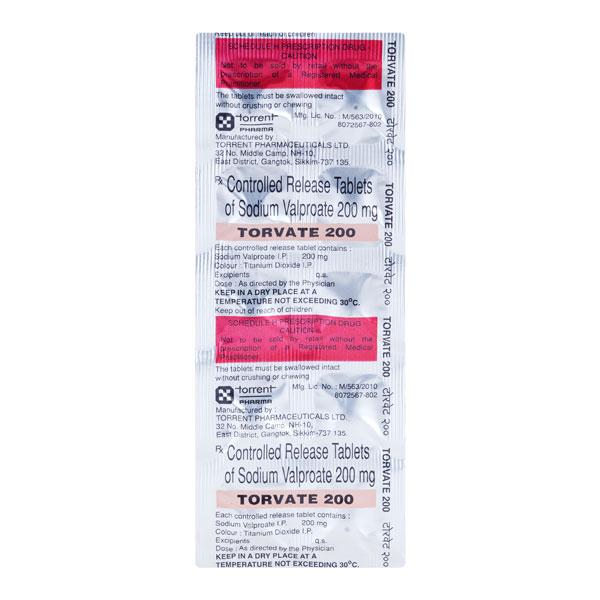 Torvate 200mg Tablet 10'S