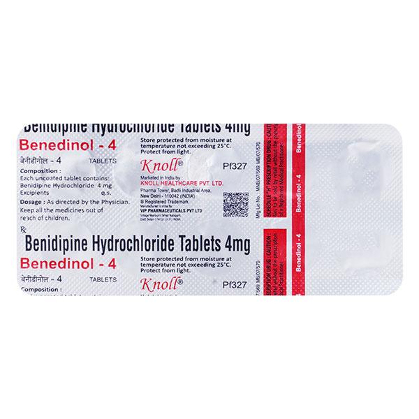 BENEDINOL 4 Tablet 10's
