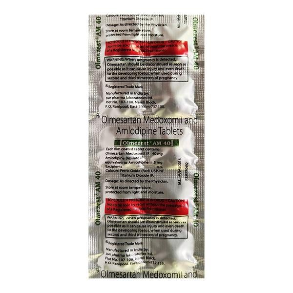 Olmezest AM 40mg Tablet 10'S