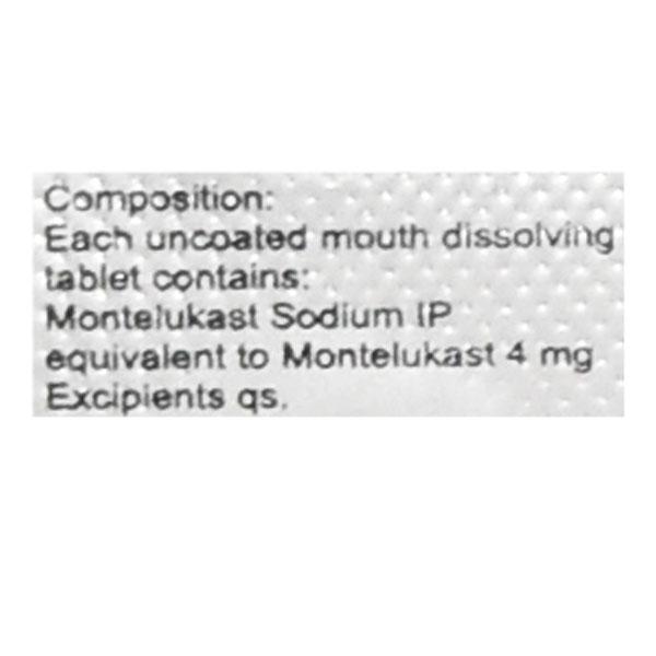 Lasma 4mg Tablet 10'S