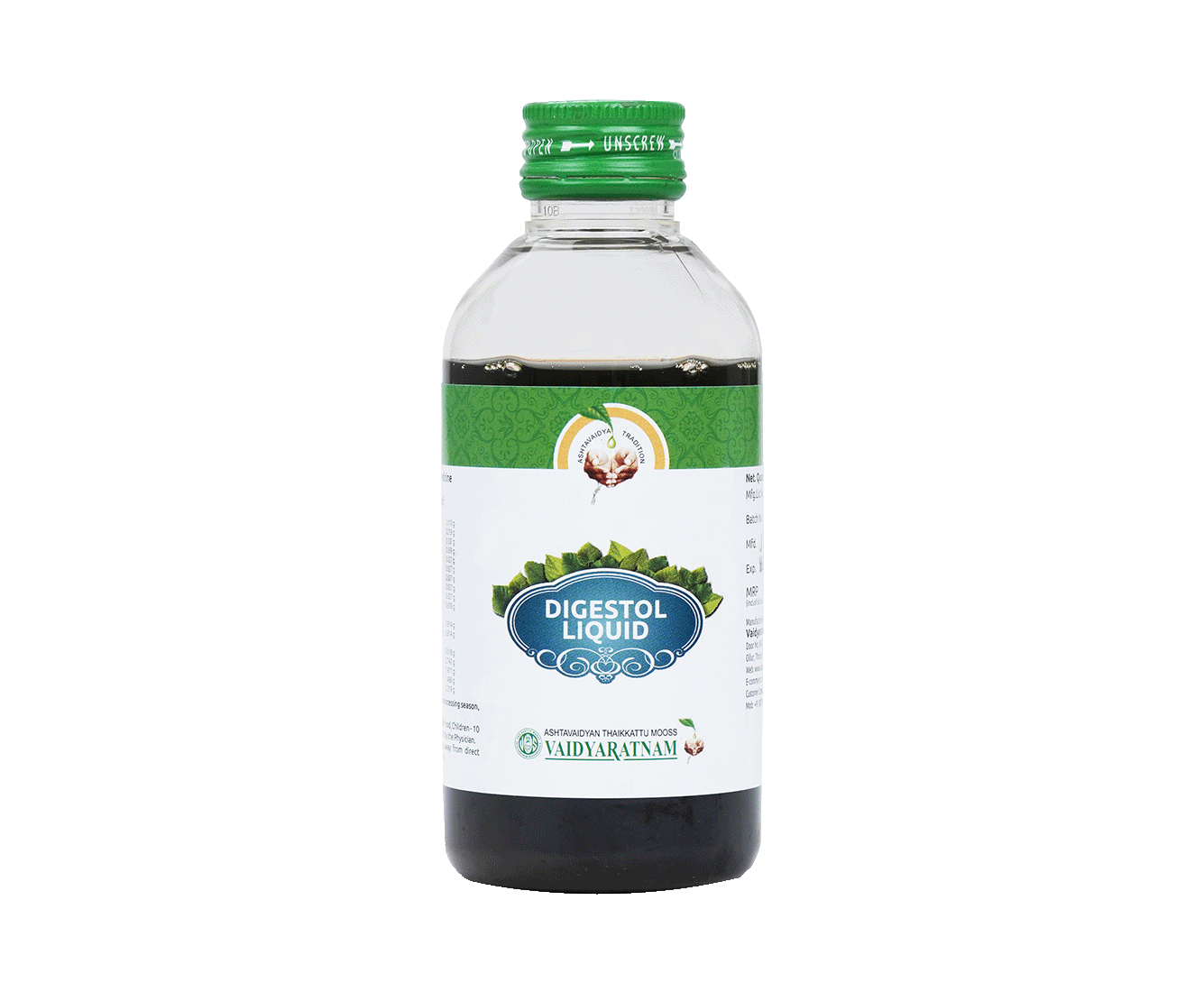 Digestol Syrup 200 ml - Vaidyaratnam Ayurveda