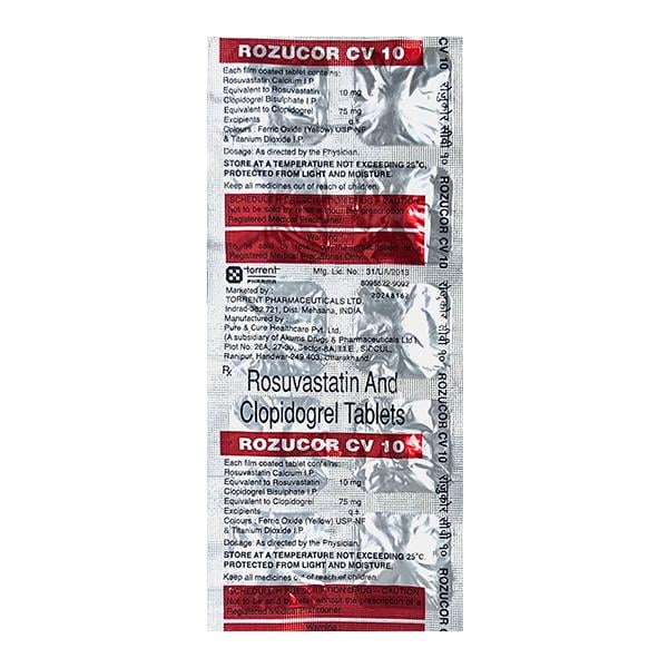 ROZUCOR CV 10 Tablet 10's