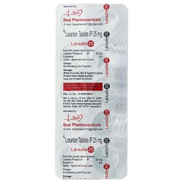 LARSAFE 25mg Tablet 10's
