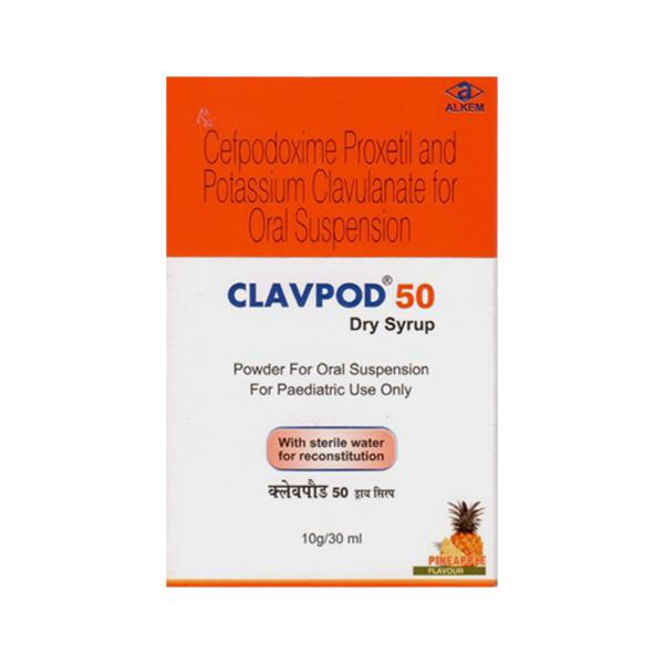 Clavpod 50 Pineapple Flavour Dry Syrup 30ml