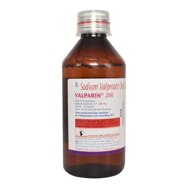 Valparin 200mg Delicious Pineapple Flavour Oral Solution 200ml