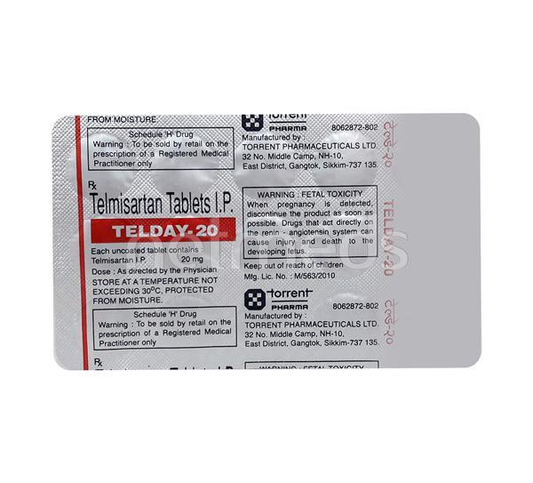 Telday 20mg Tablet 15'S