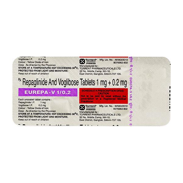 EUREPA V 1/0.2mg Tablet 10's