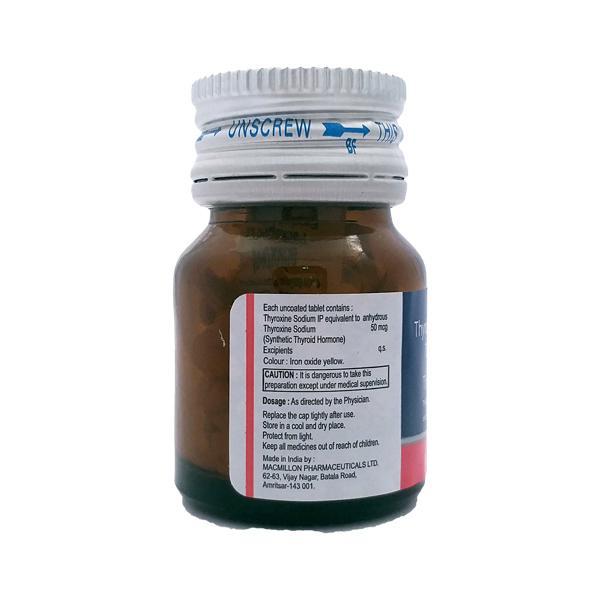 Thyroactiv 50mcg Tablet 100'S