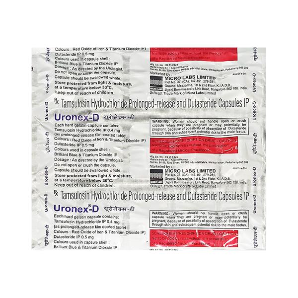 URONEX D Capsule 15's