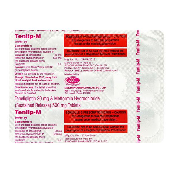 TENLIP M Tablet 15's