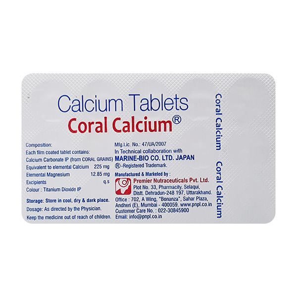 Coral Calcium Tablet 15'S