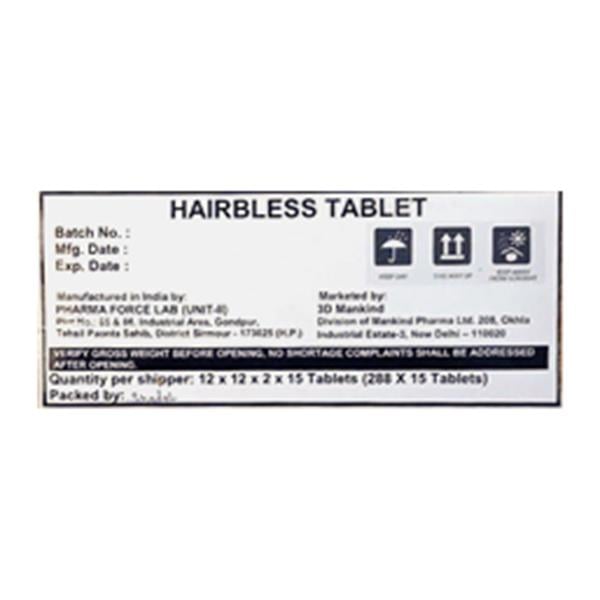 HAIRBLESS Tablet 15's