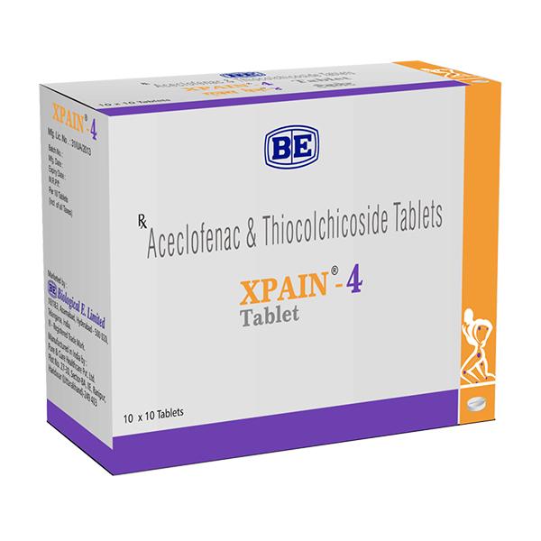 XPAIN 4mg Tablet 10's