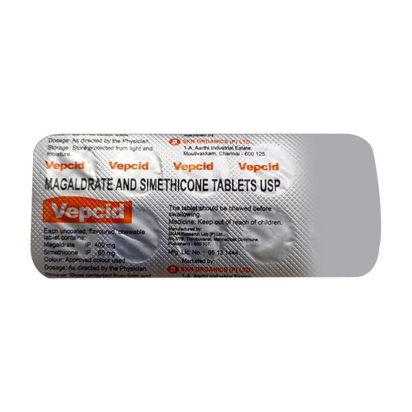 Vepcid Tablet 10'S