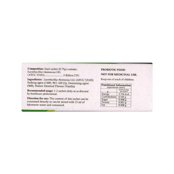 PROCILLUS GG 5 ORODISPERSIBLE LACTOSE,GLUTEN & SUGAR FREE Granules 0.75gm