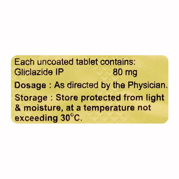 GLICSAAN 80mg Tablet 10's