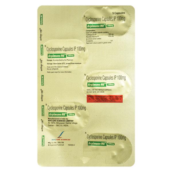 Arpimune ME 100mg Capsule 5'S