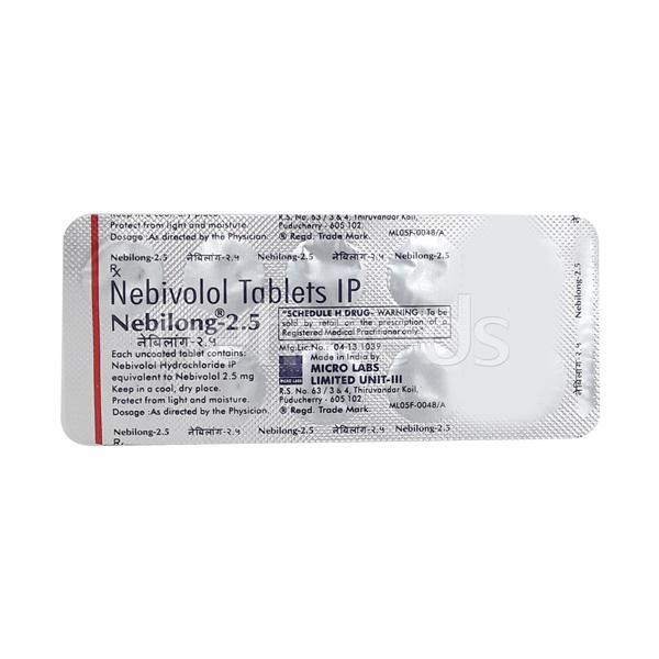 Nebilong 2.5mg Tablet 10'S