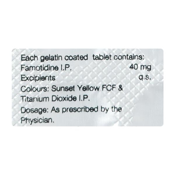 Famtac 40mg Tablet 14'S