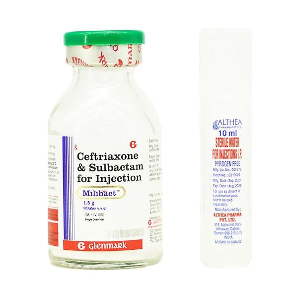 Milibact 1.5gm Injection 1'S