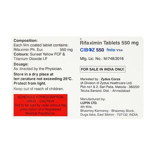 Ciboz 550mg Tablet 10'S