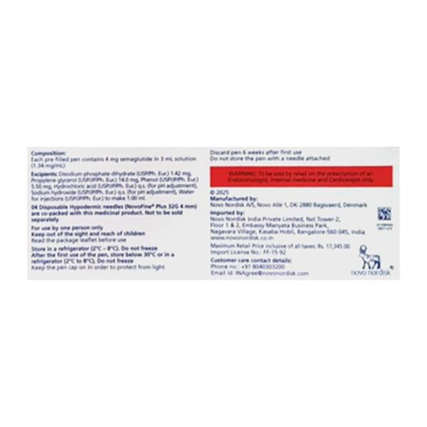 WEGOVY 1mg Injection 3ml