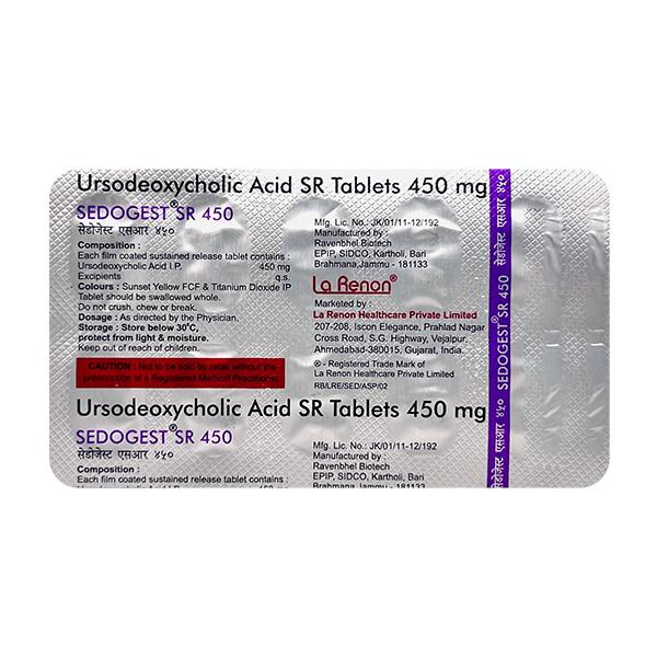 SEDOGEST SR 450 Tablet 10's