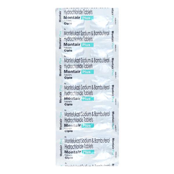 Montair Plus Tablet 10'S