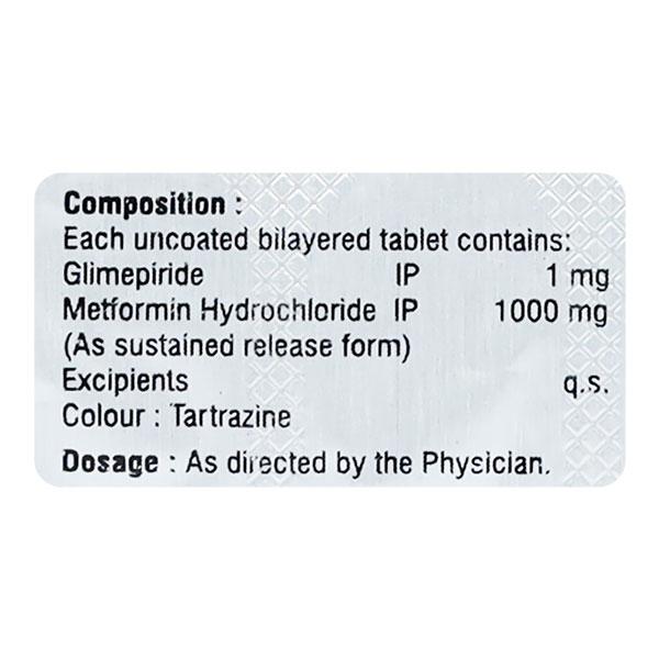 DAILYMET G1 FORTE Tablet 10's