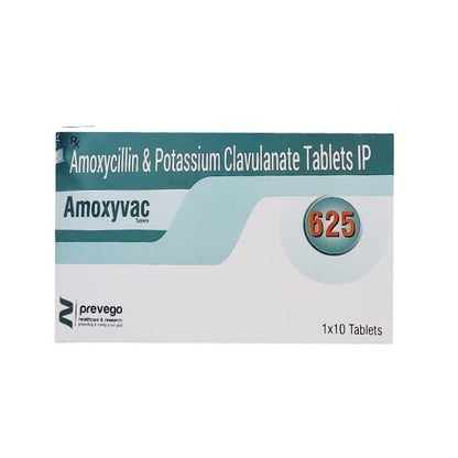 AMOXYVAC 625 Tablet 10's