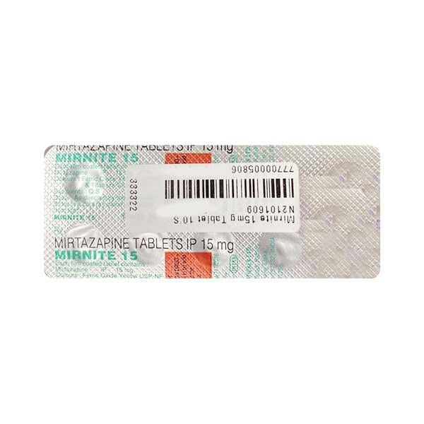 Mirnite 15mg Tablet 10'S