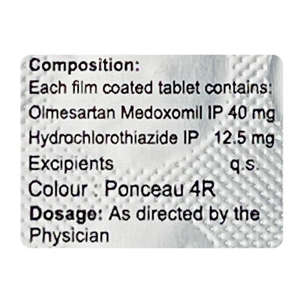 OLMEDAWN H 40/12.5 Tablet 10's