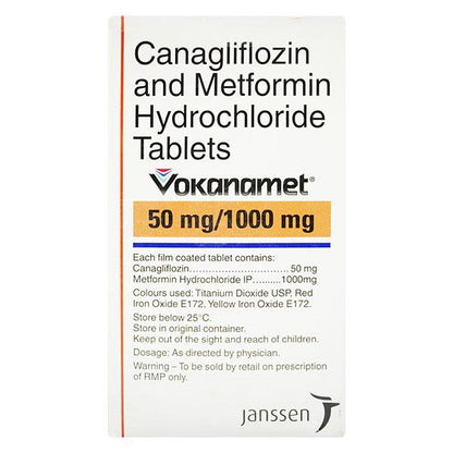 VOKANAMET 50/1000mg Tablet 60's