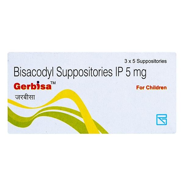 GERBISA 5mg Suppositories 5's