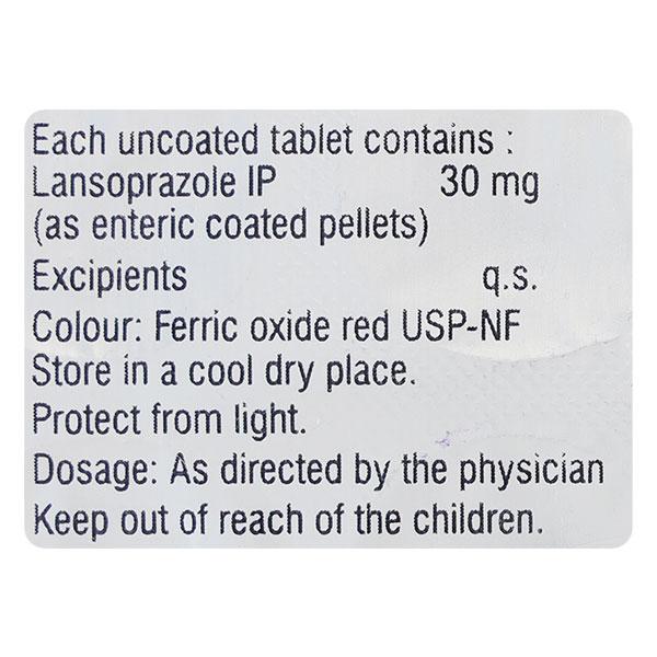 Lanzoprax Kid 30mg Tablet 10'S