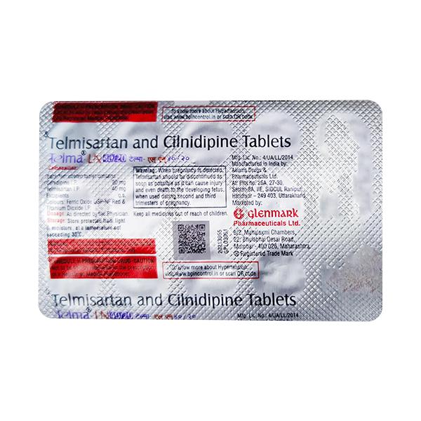 TELMA LN 40/20 Tablet 15's