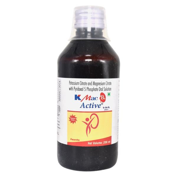 K Mac B6 Active Sugar Free Oral Solution 200ml