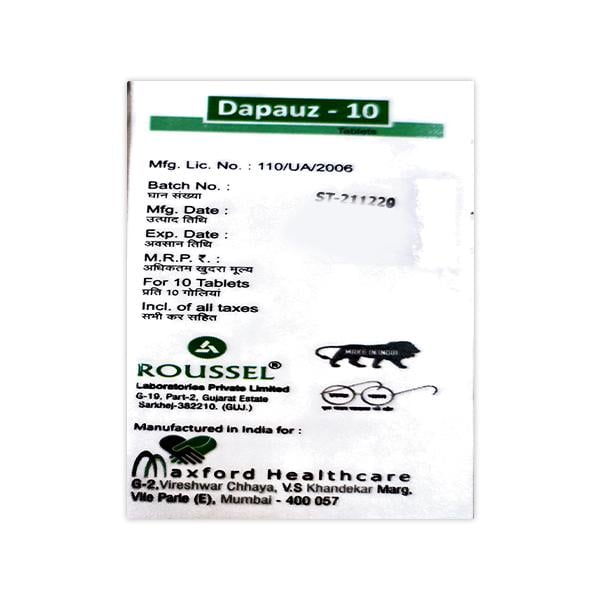 DAPAUZ 10 Tablet 10's
