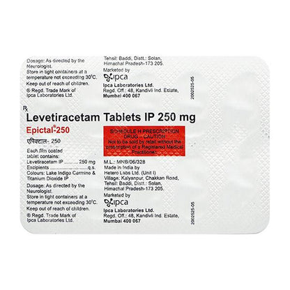 Epictal 250mg Tablet 10'S
