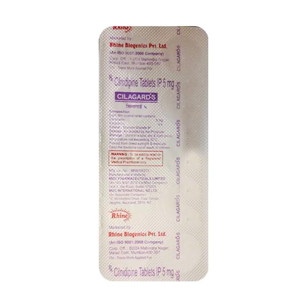 CILAGARD 5mg Tablet 10's