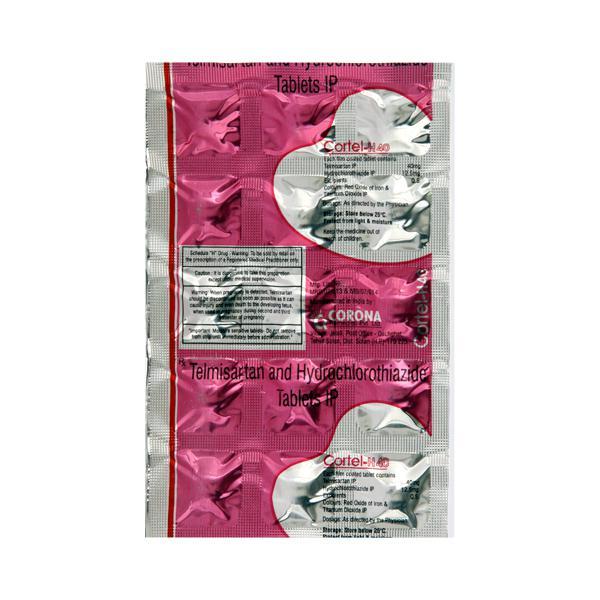 Cortel H 40mg Tablet 15'S