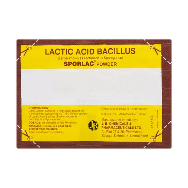 Sporlac Banana Flavour Powder Sachet 4X1gm