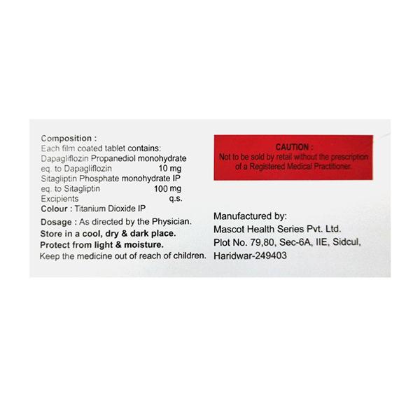SITAVAS D 100/10 Tablet 10's