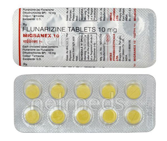 Migranex 10mg Tablet 10'S