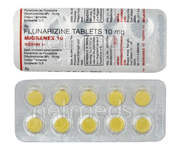 Migranex 10mg Tablet 10'S