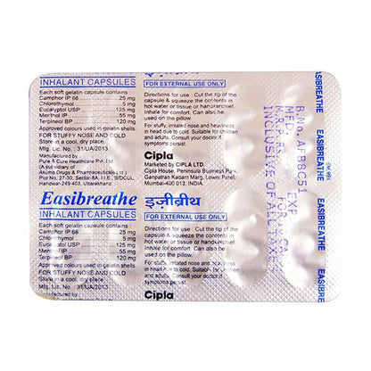 Easibreathe Capsule 10'S - Global Surgicals