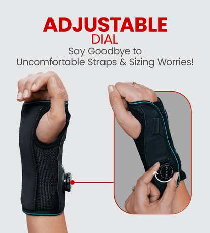 EasyTwist Wrist Brace with Adjustable Dial - Global Surgicals