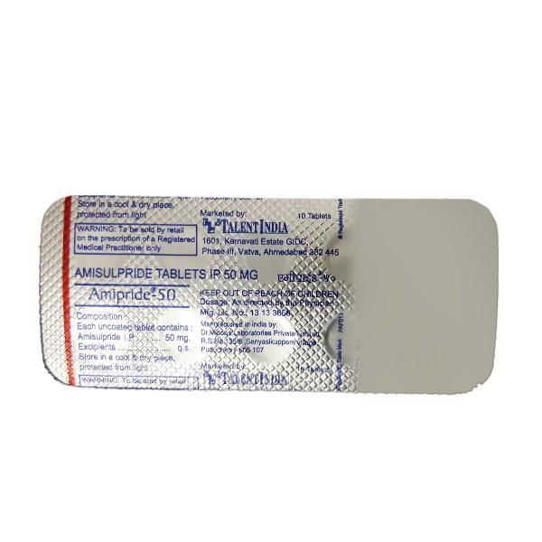 Amipride 50mg Tablet 10'S