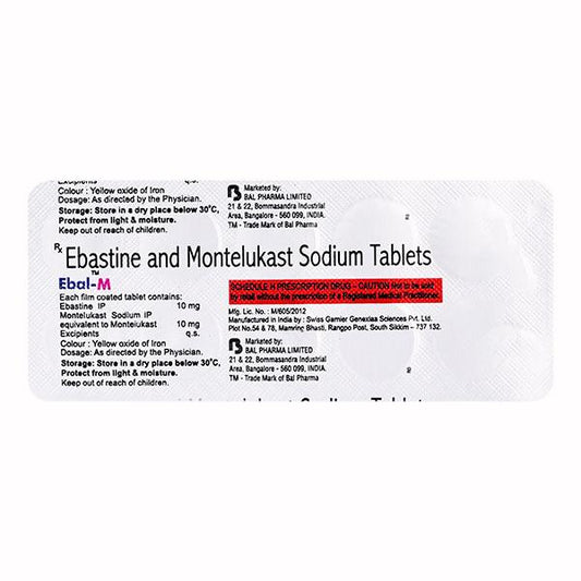 Ebal M Tablet 10'S - Global Surgicals